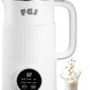 Nut Milk Maker Machine 28OZ, 6 in 1 Soy Milk Maker Blender, Stainless Steel Blenders for Oat, Almond, Plant Based Milk, Automatic Soybean Machine With Delay Start/ Keep Warm/ Boil Water/ Self-Cleaning