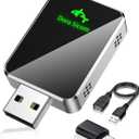 Wireless CarPlay Adapter for iPhone, Convert Wired to Wireless Apple car play Adapter, Mini Size with Extension Cable USB & USB-C/Type-C, Stable Control & No DelayFor cars in 2016 or later (Silver)