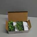 Der Rose 4 Pack Fake Plants Mini Artificial Greenery Potted Plants for Home Decor Indoor Office Table Room Farmhouse Bathroom Decor (Grey)