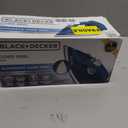 BLACK+DECKER Steam Iron for Clothes with Retractable Cord