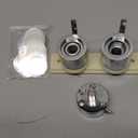 Button Maker Machine Multiple Sizes, 1 inch+1.25 inch+2.25 inch DIY Button Press Machine Kit, Metal Button Press Machine with Cutting Mat and Circle Cutte, Come with 300 Button Parts Supplies