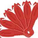 Safety Box Cutter Knife, 6 PCS Lobster Safety Utility Cutter Package Opener with Ergonomic Film Cutting Blade for Box, Carton, Shrink Wrap, Plastic Straps