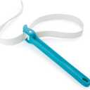 DURATECH Strap Wrench 12" Handle, Adjustable Nylon Strap Pipe Wrench, Oil Filter Strap Opener Wrench,Blue