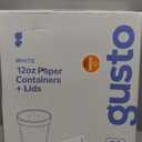 Comfy Package GUSTO [12 oz. - 240 Count] Disposable Plastic Red Cups, Party Drinking Cups for Events and Everyday Use (Formerly