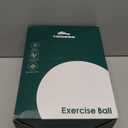 Trideer Exercise Ball Yoga Ball,Office Seating & Balance Ball Chair, Stability Ball for Pilates, Physical Therapy,Core Training & Balance Improvement & Stretching (L(23-26ines/58-65cm), Rosy Morning Glow)