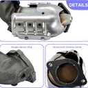 33362 Front Catalytic Converter with Gasket Kit Compatible with 2016 2017 2018 Hyundai Tucson Sport L4 1.6L AWD Replace#285302BAJ0, 679-547, 679547, 679 547,17543, 644197