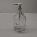 Darware Laundry Pump Dispenser: Fabric Softener Gallon Glass Pump Bottle