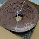 Landscape Edging Garden Border 100ft x 2in, 180 Stakes, Brown