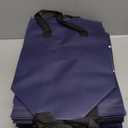 FoldTier 50 Pcs Insulated Take Away Bags Bulk Thermal Insulation Food Bags for Coffee Milk Tea Hot Cold Fresh Food Seafood for Catering Restaurant Grocery (9.45x9.45x5.91inch,Navy Blue)