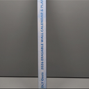 32" x 48" 2026 Wall Calendar Dry Erase  Large Rolled Beach Wall Calendar Wet & Dry Erasable Laminated 12 Month Annual Yearly Planner, Reversible, Horizontal/Vertical, Blue