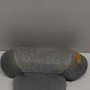 Zhaotingrui 3in1 Neck Massager Pillow with Heat & Vibration Deep Tissue Cervical Traction for Shoulder Pain Relief, Memory Foam Massaging Pillow with ExtraLong 119Inch Cord (Gray)