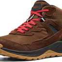 KEEN unisex-child Hightrail Mid Height Durable Lightweight Breathable Waterproof (6 Big Kid, Dark Earth/Garnet)