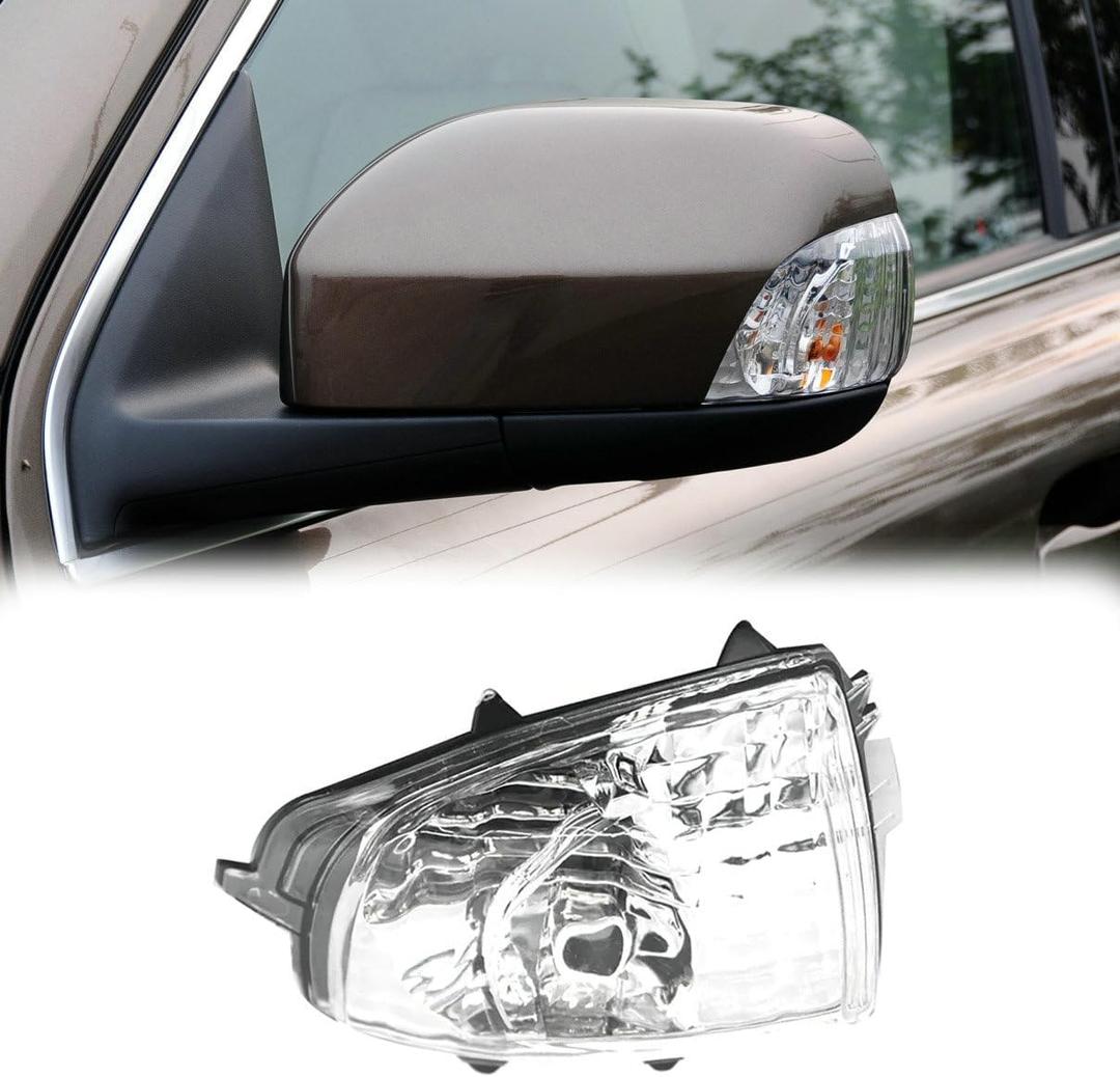 Car Front Side Wing Mirror Turn Signal Light Corner Lamp Len for Volvo XC70 XC90 2007 2008 2009 2010 2011 2012 2013 2014 (Left (Driver) Side)