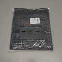 Mens Hat and Gloves Set, Warm Beanie Knit Long Scarf Fleece Lined Winter Hats Touchscreen Gloves for Men (Style A-grey Black)