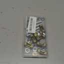 8 Sets M10 Lamp Pipe Repair Parts Kits, M10x30 Hexagon Open Nut, M10x50 All Thread Lamp Pipe Nipples, M10 Hex Lock Nut