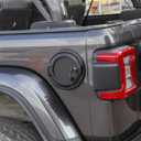 For Jeep JL Locking Gas Cap Cover Fuel Door for 2018-2025 2026 Jeep Wrangler JL & Unlimited Sport Rubicon Sahara 2-Door 4-Door