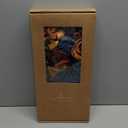 Ling's moment Fake Flowers Box, Faux Artificial Greenery Stems Foam Roses Gardenia Silk Poppy Fabic Flower for Centerpieces Bouquet Wedding Vase Decorations, Teal & Burnt Orange, Deluxe Combo