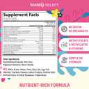 Prenatal Vitamins for Women – MTHFR Methylated Folate, Vegan, No Biotin, BBD: 07/2028