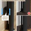 Retractable Baby Gate - 55" Wide Mesh Pet Gate with Anti-Crawling Hook, Safety Lock, One-Hand Operation, 34" Tall Baby Gate for Stairs, Doorways, Hallways, Garage, Indoor Outdoor, Black