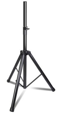 Speaker Stands Pair, Universal Speaker Tripod Stand Adjustable Height from 35 to 60 Inch Heavy Duty with 35 MM Compatible Insert for Stage