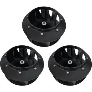 70359801P Blower Fan (3Pcs) Fits for Huebsch Speed Queen and Ipso Dryer Replaces 70123301, 70123301P, 70248601, 70248601P, 70359801, TU20281, TU21120, TU218171