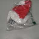 Hat Men 1989s Vacation movie Costume Accessory Tie Santa Hat Set for Holiday Party (Red)