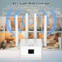 WiFi Extender, 2026 Fastest WiFi Booster 1200Mbps Dual Band (5GHz/2.4GHz) WiFi Extenders Signal Booster for Home, WiFi Repeater with Ethernet Port Covers up to 12999sq.ft and 85+ Devices