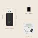 Wireless CarPlay Adapter, Plug & Play Stable Connection, Converts Wired to Wireless, Instant Connectivity Streaming for iPhone (iOS 10+)