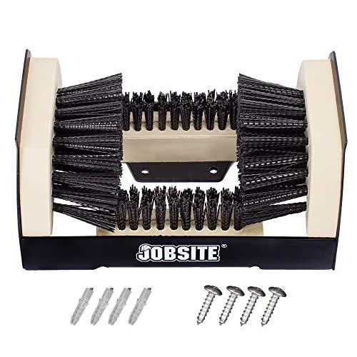 JobSite The Original Boot Scrubber - All Weather Industrial Shoe Cleaner & Scraper Brush