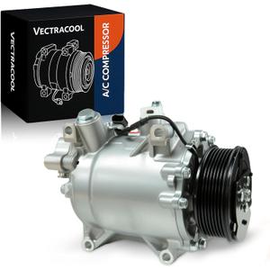 38810RWCA01 Air conditioner A/C Compressor Compatible with Acura 2007-2012 RDX 2.3L; Honda 2012-2014 Civic 2.4, 2007-2014 CR-V 2.4 Replacement # 38810RWCA02, 38810RWCA03, 38810RZYA01, 471-7053