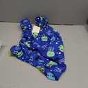 Large Dog Pajamas Pet Recovery Shirt Dog Pjs Cute Lightweight Stretchy Knit Pullover Large Dogs Pajamas Onesie for Small, Medium and Large Breeds (XXXX-Large (75-95lb), Blue Jellyfish)