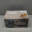 Electric Spice and Nut Grinders - 3 Stainless Steel Blades, 1 Filter, 1 Brush - 500W Grinder for Kitchen Dry Use (Black)