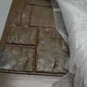 EverStone Cascade Faux Stone Panel, 48 5/8"W x 24 3/4"H x 1 1/4"D, Dark River Color