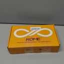 KOME Grey Synthetic Lace Front Wig,Silver Side Part Short Straight Glueless Bob Wigs for White Women Daily Use 10IN (#2/60HL)