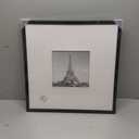 upsimples 18x18 Picture Frame, Display Pictures 8x8 with Mat or 18 x 18 Without, Wall Hanging Square Frames, Black, 1 Pack