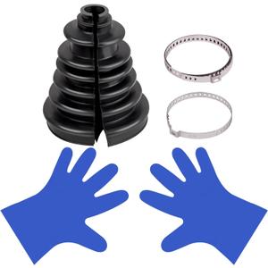 CVS18 Universal Split Constant Velocity Gaiter, Universal CV Boot Kit Split Joint Gaiter Stretchable Replacement Car Auto Parts