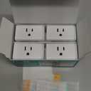 Kasa Smart Plug Mini 15A, Apple HomeKit Supported, Smart Outlet Works with Siri, Alexa & Google Home, UL Certified, App Control, Scheduling, Timer, 2.4G WiFi Only, 4 Count (Pack of 1) (EP25P4), White