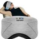 Sleep Mask with Headphones Bluetooth 5.4, TOPOINT Blackout Eye Mask for Sleeping Headphones Earphones with Soft Bamboo Cotton Cooling Breathable, HD Stereo Speaker for Side Sleepers Women Men Travel