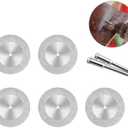 YAFIYGI Diamond Cutting Wheel Discs 5Pcs 60mm with Mandrels 1/8 Inch Shank Stone Blade Small Rotary Tool Ideal for Cuts Glass Plastic Jade Metal Stone Tile Tiles Marble Rotary Cutter (2.36in) 2 Pack