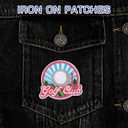 2 x Golf Patches Iron On, Sports Embroidered Patch Fabric Applique, Pink Golf Club Iron On Patches for Clothes, Clothing, Jackets, Backpacks, Vest, Jeans, Hats, Caps & Demin. (1 Piece)
