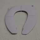 Baby Proof Me Potty Training Seat Travel  Foldable Potty Training Seat Cover for Toddlers, Portable, Travel Potty Seat, Folding Toilet Seat for Kids, and Toddler Toilet Seat Cover (White)