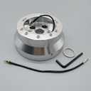 Universal 5/6 Hole Bolt Steering Wheel Short Hub Adapter Compatible With GMC Chevy Cars Trucks and Vans Jeep Pickup S10 C10 Dodge Chrysler Pontiac,Flaming River Ididit Steering Columns