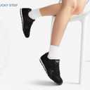 LUCKY STEP Women's Mesh Fashion Sneakers Non Slip Breathable Casual Running Shoes Stylish Retro Lace Walking Sneaker