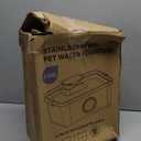 PETIMI Dog Water Fountain, 3 Gallons Stainless Steel Dog & Cat Water Fountain, Large Pet Water Fountain for Multiple Pets, Ultra Silent, Wide Mouth, Safety Lock, 3 Filters Included, Smart Water Pump