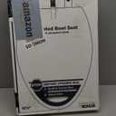 KOHLER K-4774-0 Brevia Elongated White Toilet Seat with Quick-Release Hinges And Quick-Attach Hardware For Easy Clean, White