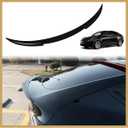 AOSK for Tesla Model Y Rear Spoiler Wings ABS for 2020-2024 Tesla Model Y Trunk Lip Tail Wing Rear Trunk Lid (V2 Duckbill Spoiler, Glossy Black)