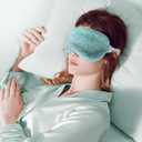 JOOJA Birthday Get Well Soon Cozy Gift Basket Care Package for Women with Blanket, Fuzzy Socks, Eye Mask, Headband Cozy Essentials - Green