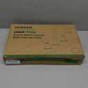 Bathroom Faucets for Sink 3 Hole, Hurran Chrome Bathroom Sink Faucet with Pop-up Drain and Supply Lines, Stainless Steel Lead-Free Widespread Faucet for Vanity RV Farmhouse Sink (8 Inch)