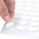 300-Pack Double-Sided Adhesive Dots for Acoustic Foam Panels, Sound Insulation Installation25mm Diameter, 1mm Thick Durable and Reusable Mounting Tape