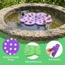 4 Pack Floating Bee Watering Station for Garden, 5.51 Inch Eva Foam Floating Bee Island, Butterfly and Bee Baths, Outdoor Honeybee Feeder for Feeding Thirsty Pollinators